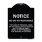 Signmission We Are Not Responsible for Loss of Personal Items or Valuables Left in Vehicles Due, BW-1824-22706 A-DES-BW-1824-22706 - alternate 1